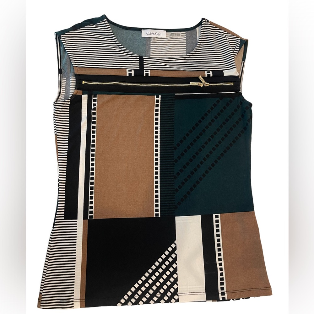 Calvin Klein Women's XS Sleeveless Blouse